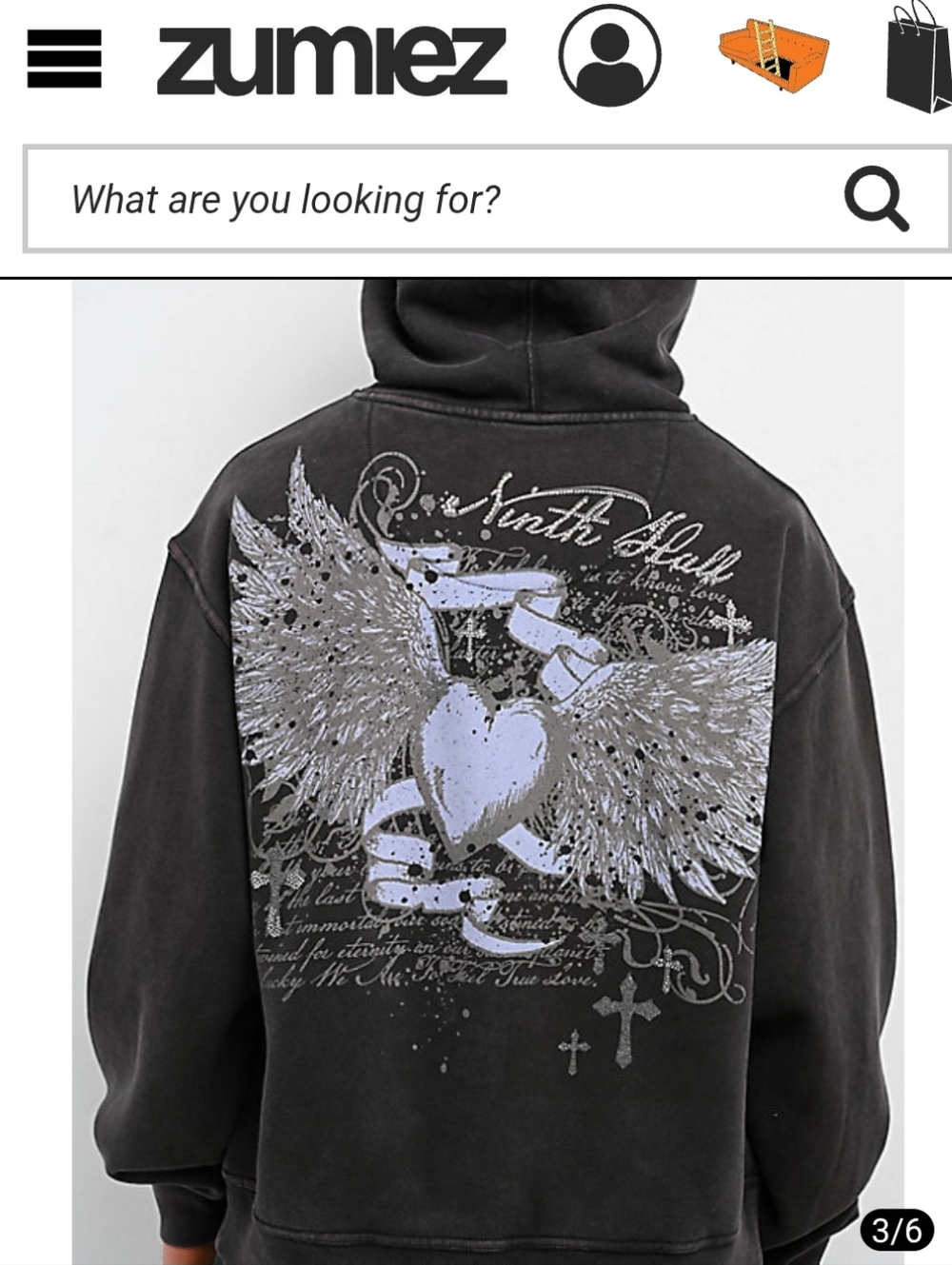 Ninth Hall Y2K Revival Black Hoodie